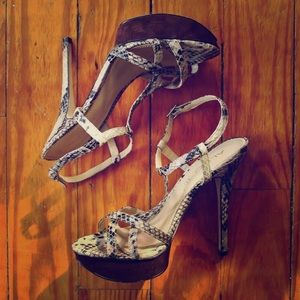 Snakeskin Aldo Heels